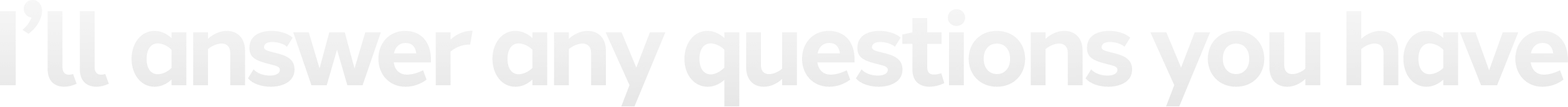 Ill answer any questions you have