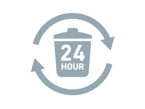 24時間対応のゴミ置場