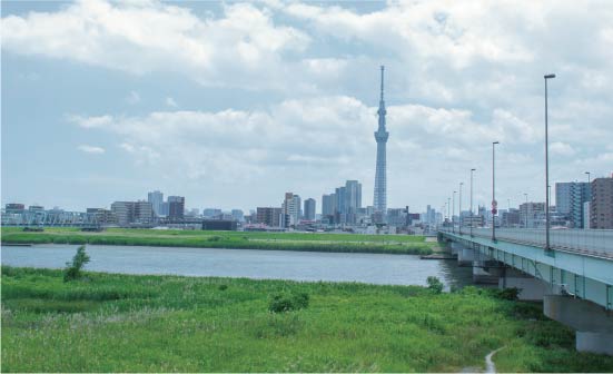 荒川四ツ木橋緑地