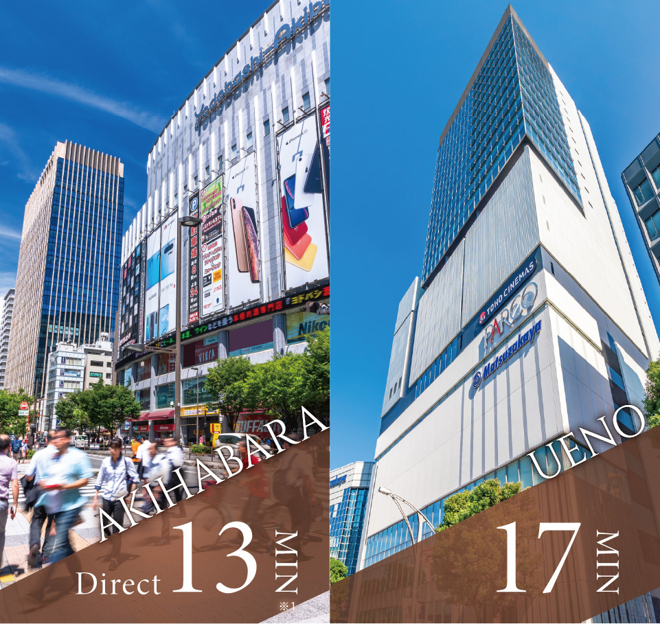 秋葉原駅・上野駅前の画像