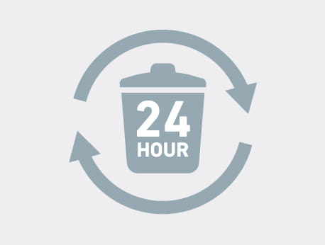 24時間対応のゴミ置場