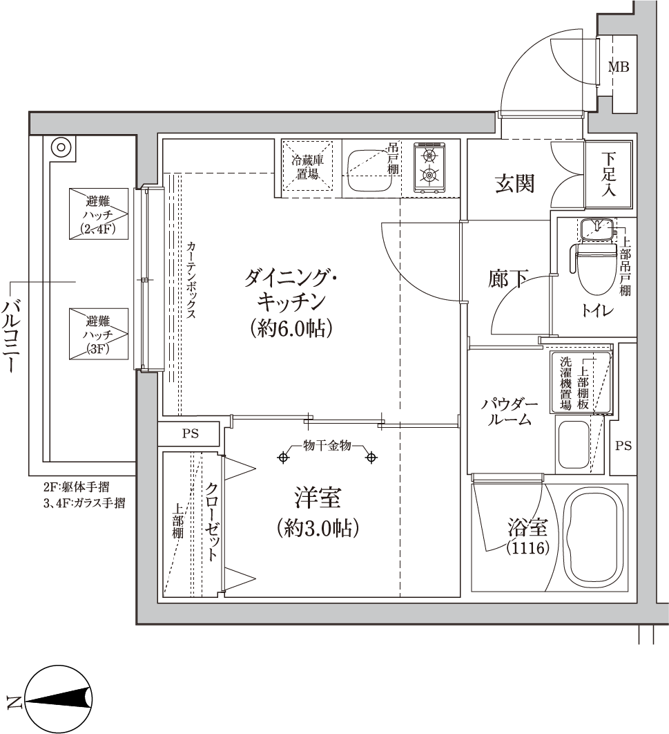 aタイプの図面