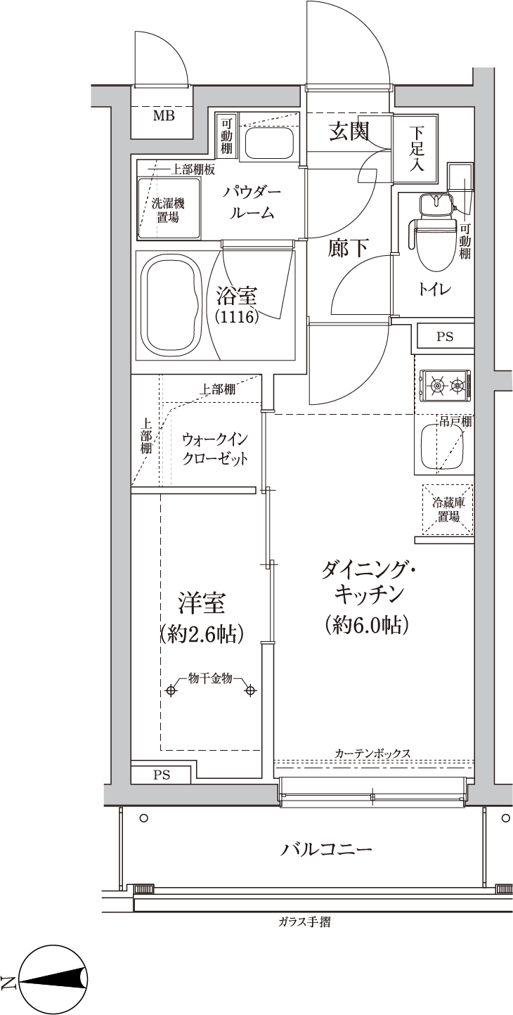 b2タイプの図面