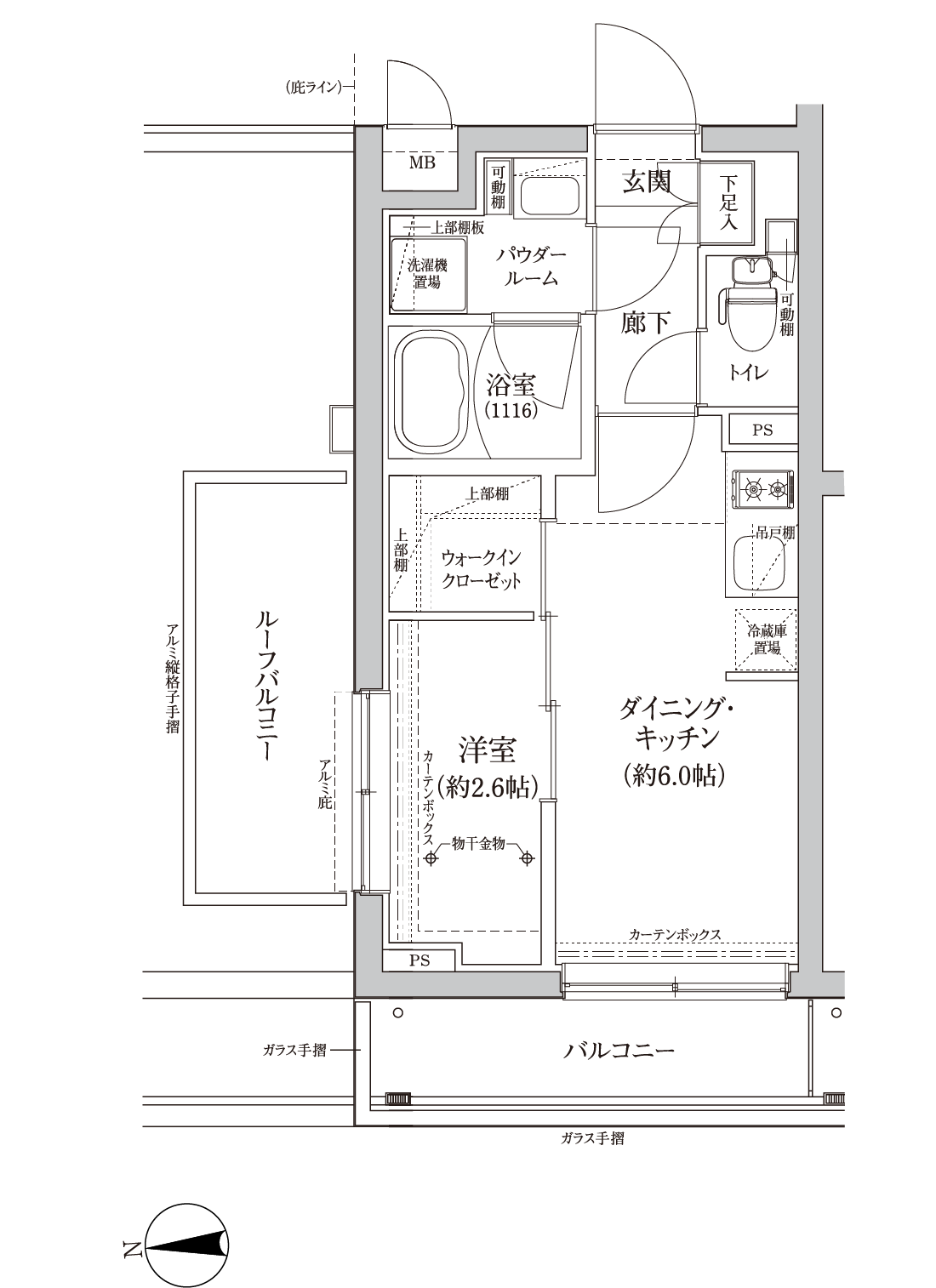 brタイプの図面