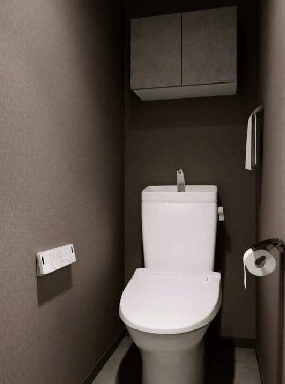 温水洗浄機能付暖房便座