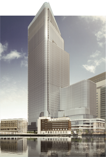 日本橋一丁目中地区 第一種市街地再開発事業 完成予想図