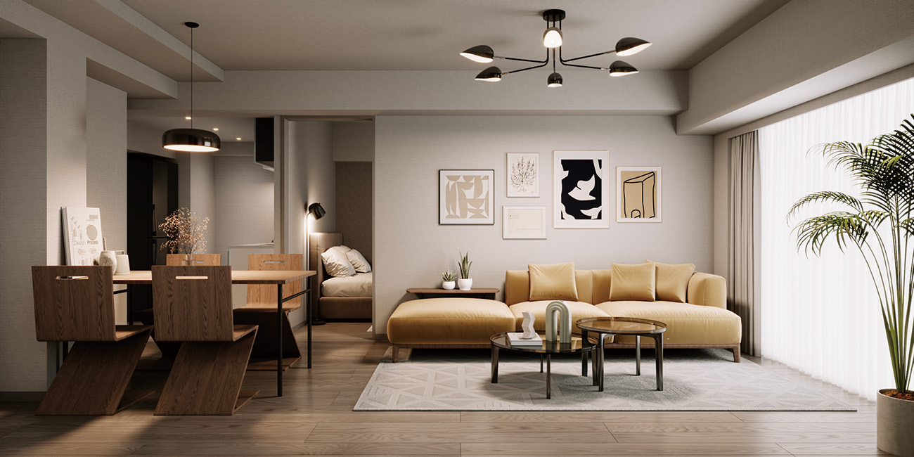 Dタイプのインテリア