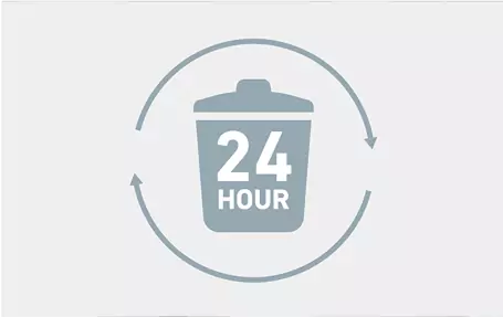 24時間対応のゴミ置場