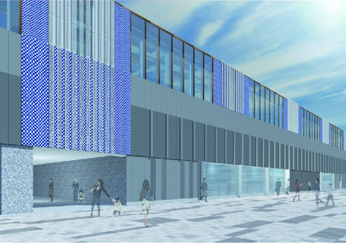 京成押上線 (四ツ木駅～青砥駅間) 連続立体交差事業 完成予想図