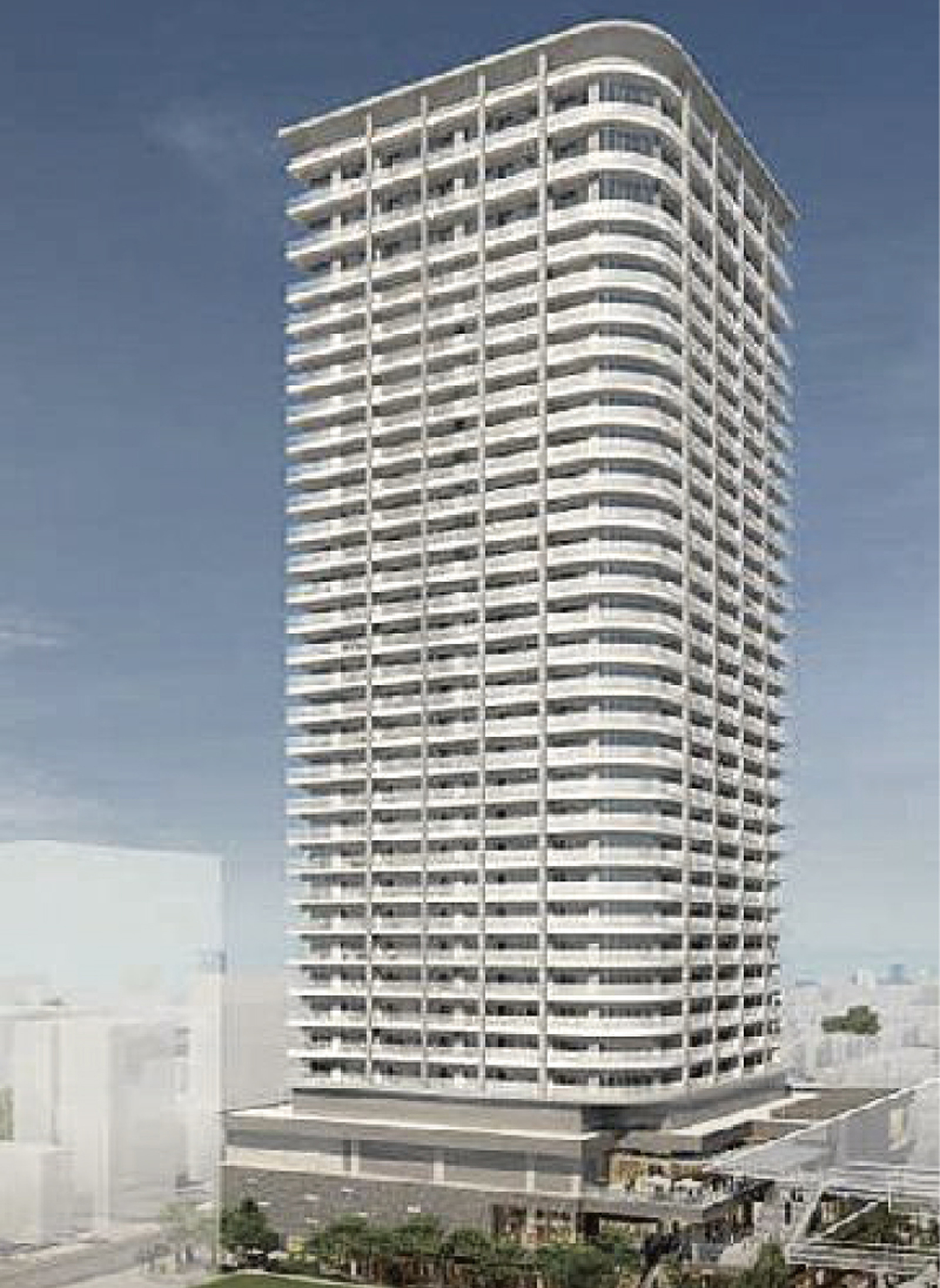 立石駅南口東地区 第一種市街地再開発事業 完成予想図