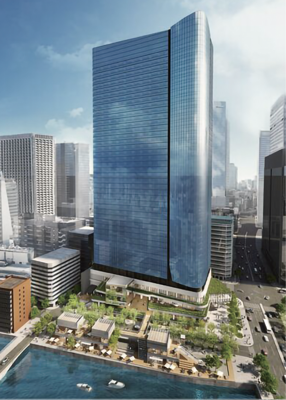 八重洲一丁目北地区第一種市街地再開発事業 完成予想図