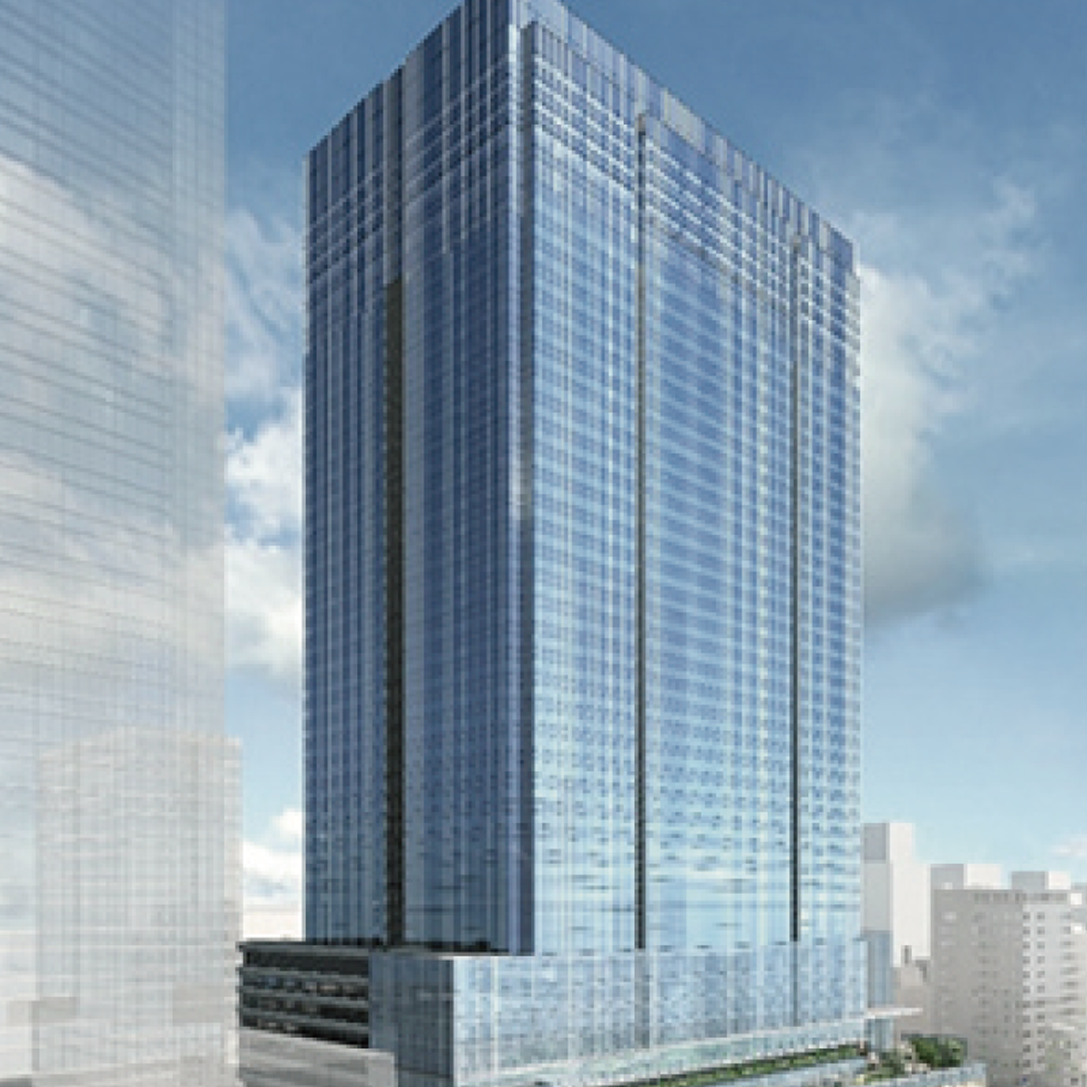 八重洲二丁目中地区第一種市街地再開発事業 完成予想図