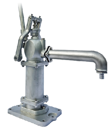 手押しポンプ式の井戸