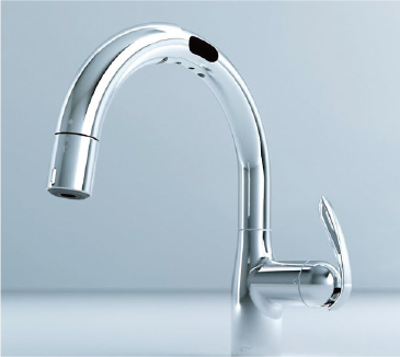 手元ストップ機能付水栓