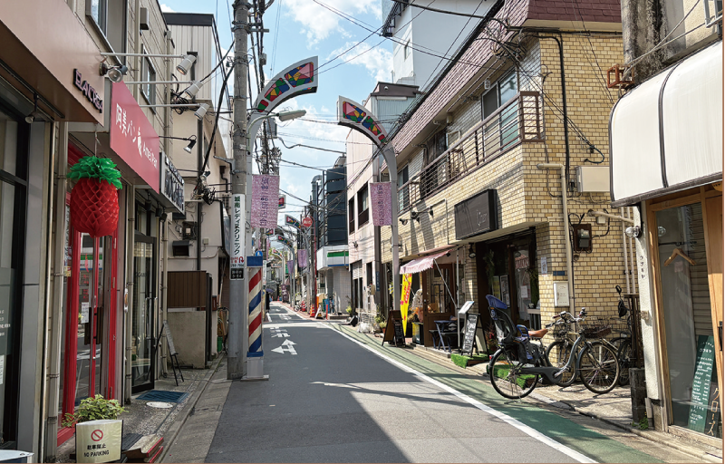 旗の台三丁目商店街