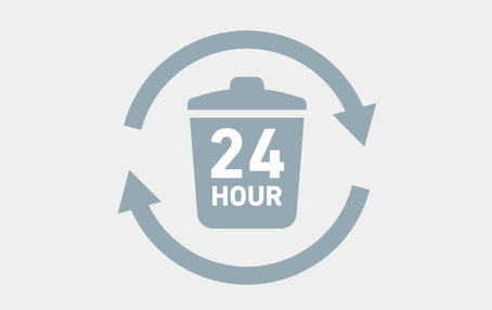 24時間対応のゴミ置場