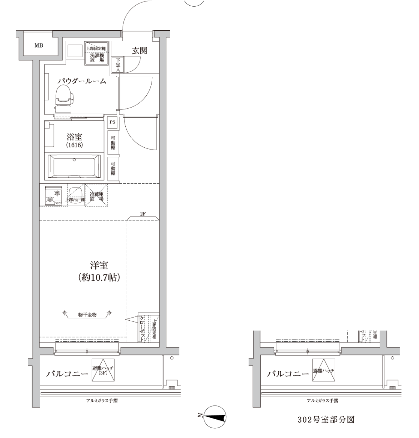 C1タイプ 間取り図