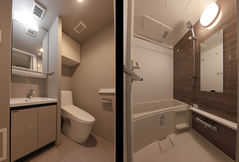 RELUXIA成増Ⅱ RoomA　バス・トイレ